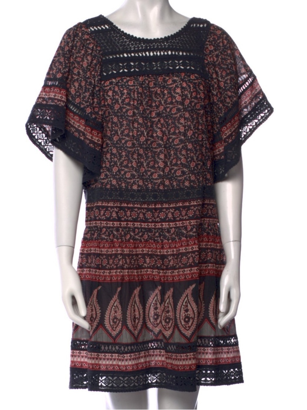 Sea New York Aurora Crochet-Trim Dress